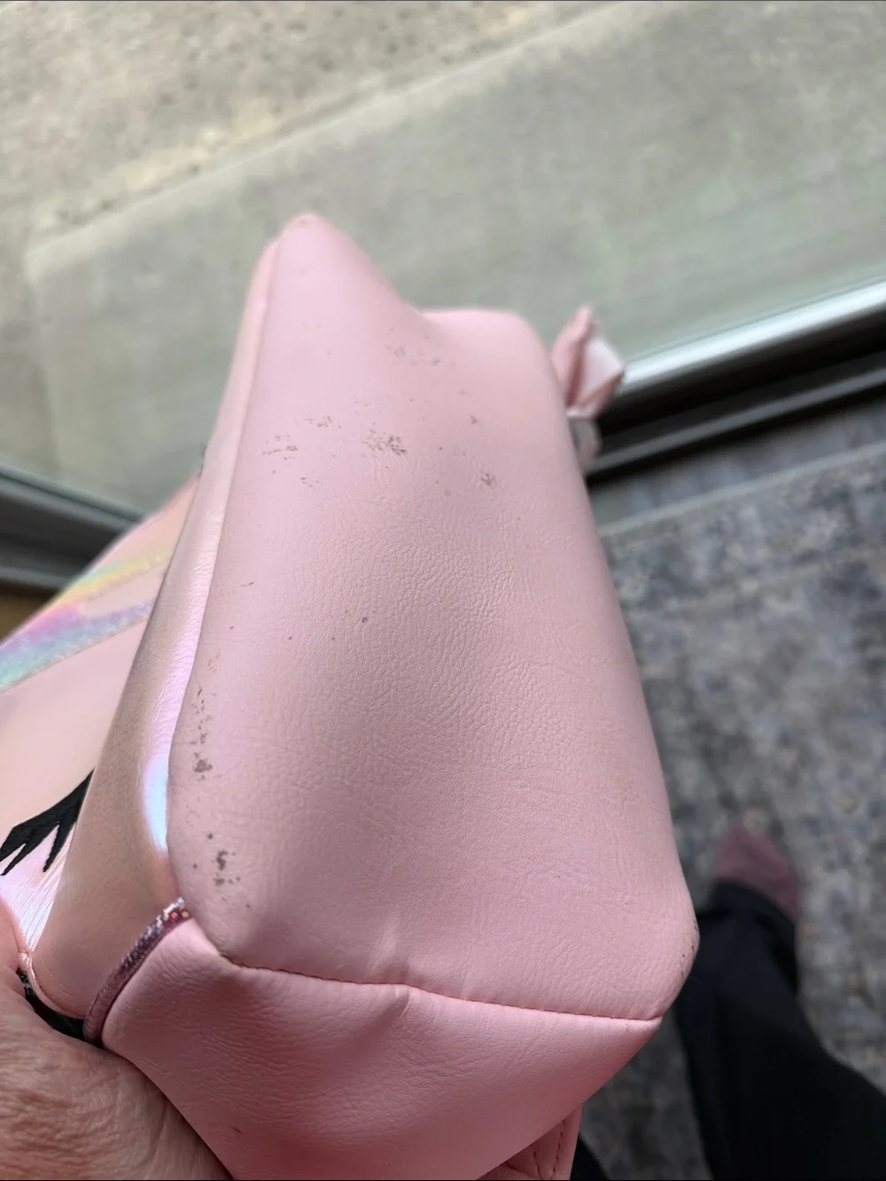 Girls Pink Unicorn Sequin Kids Backpack with Shimmer Front